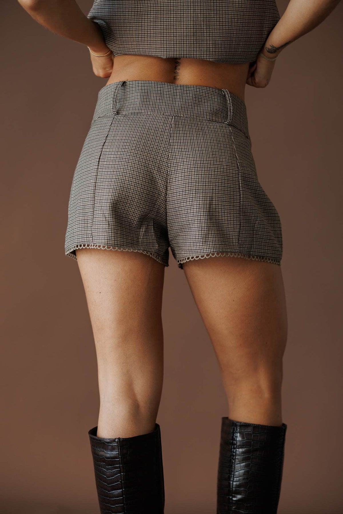 Quilted shorts