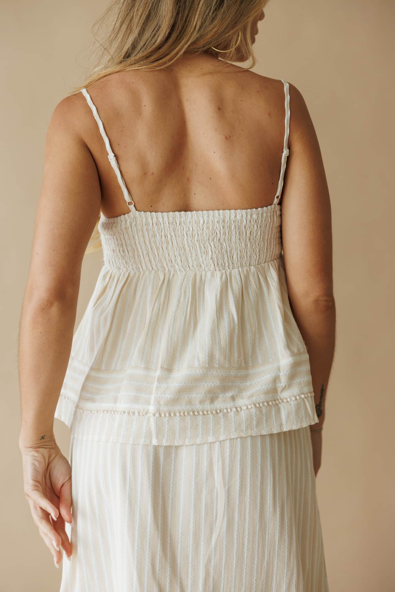 Lola Striped Babydoll Top