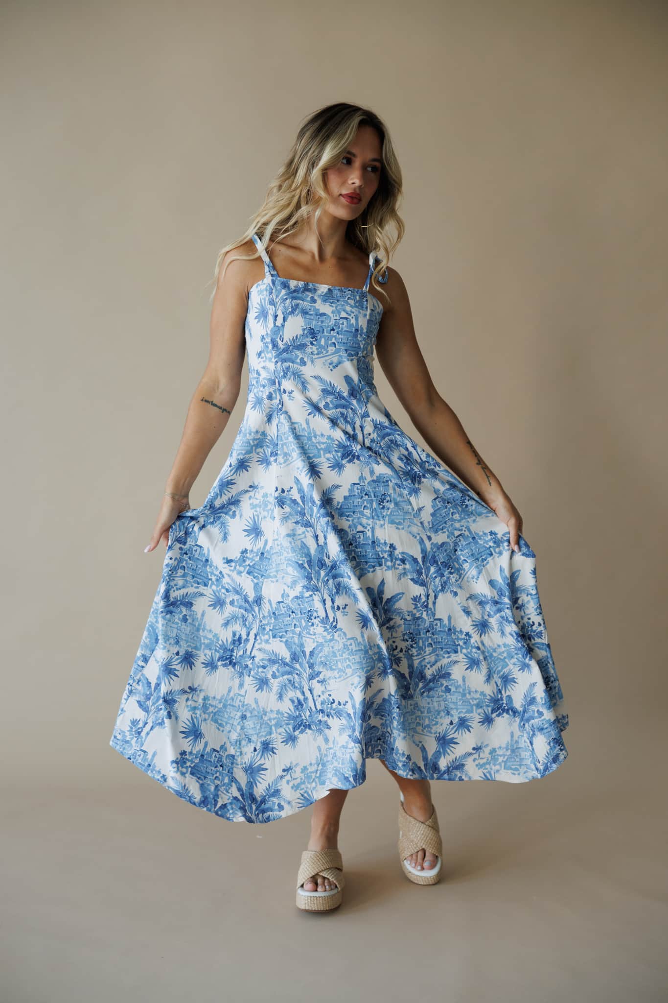 Mediterranean Daydream Maxi Dress