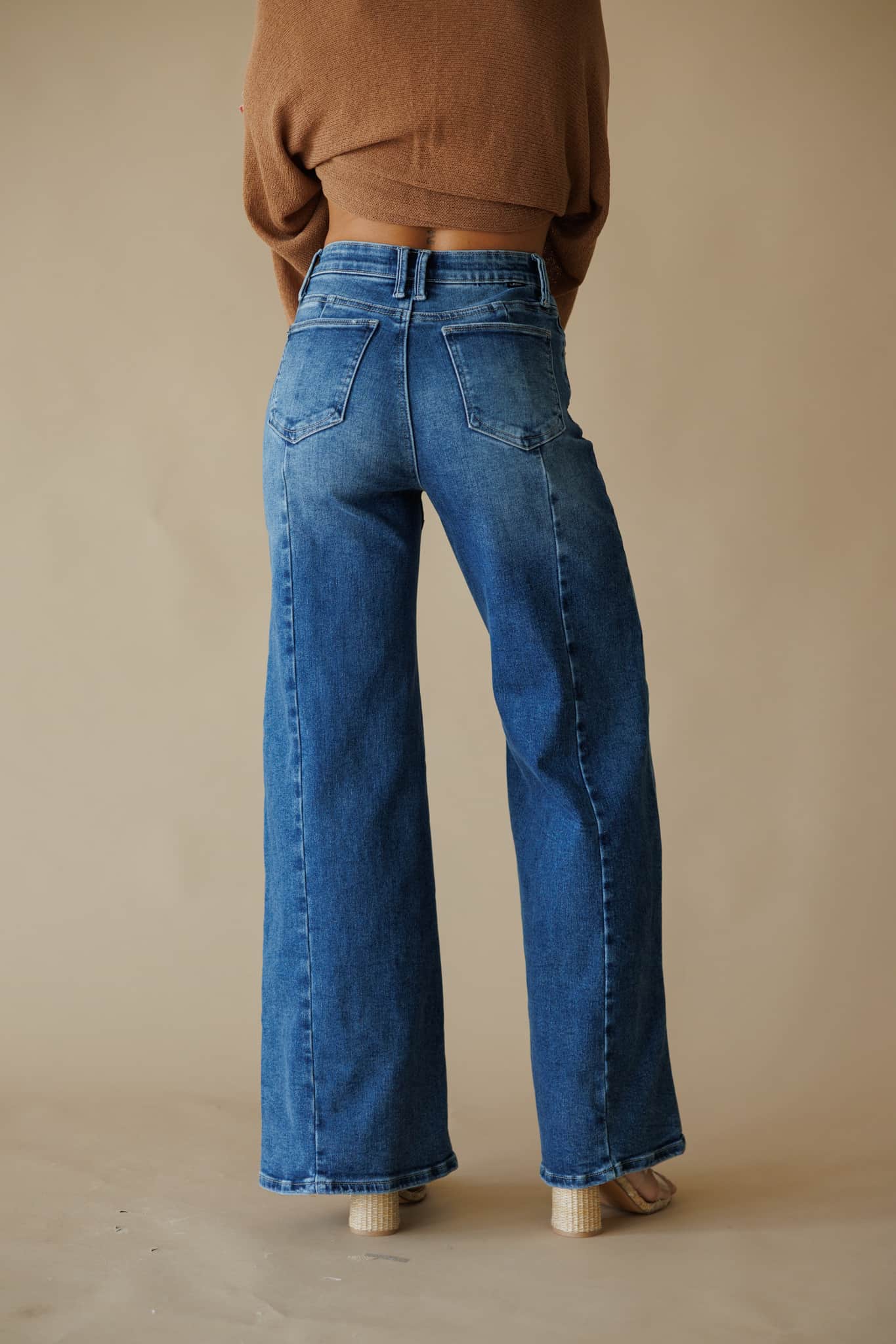 Midland Stretch Wide Leg Jean