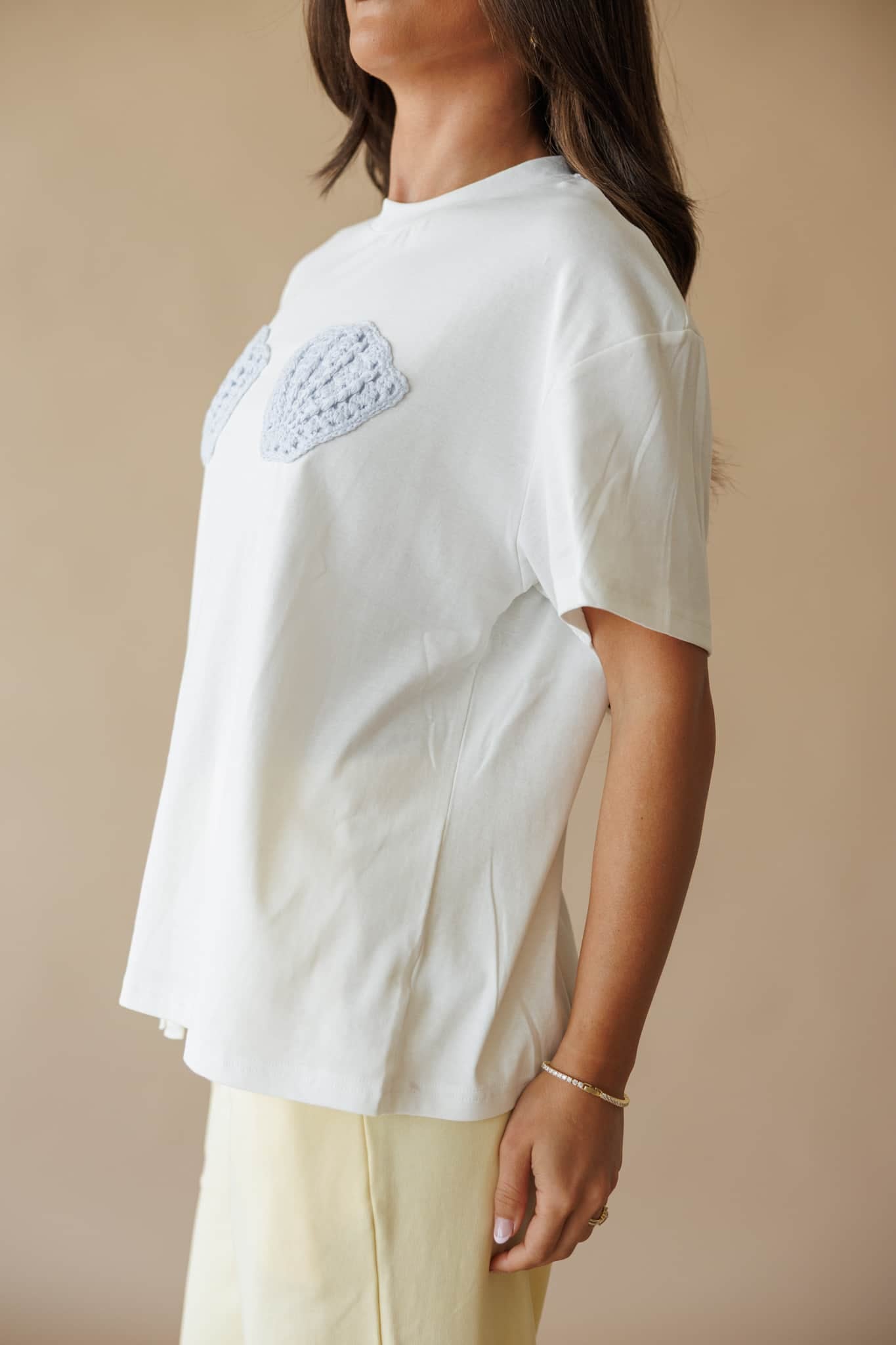 Shell Crochet Tee
