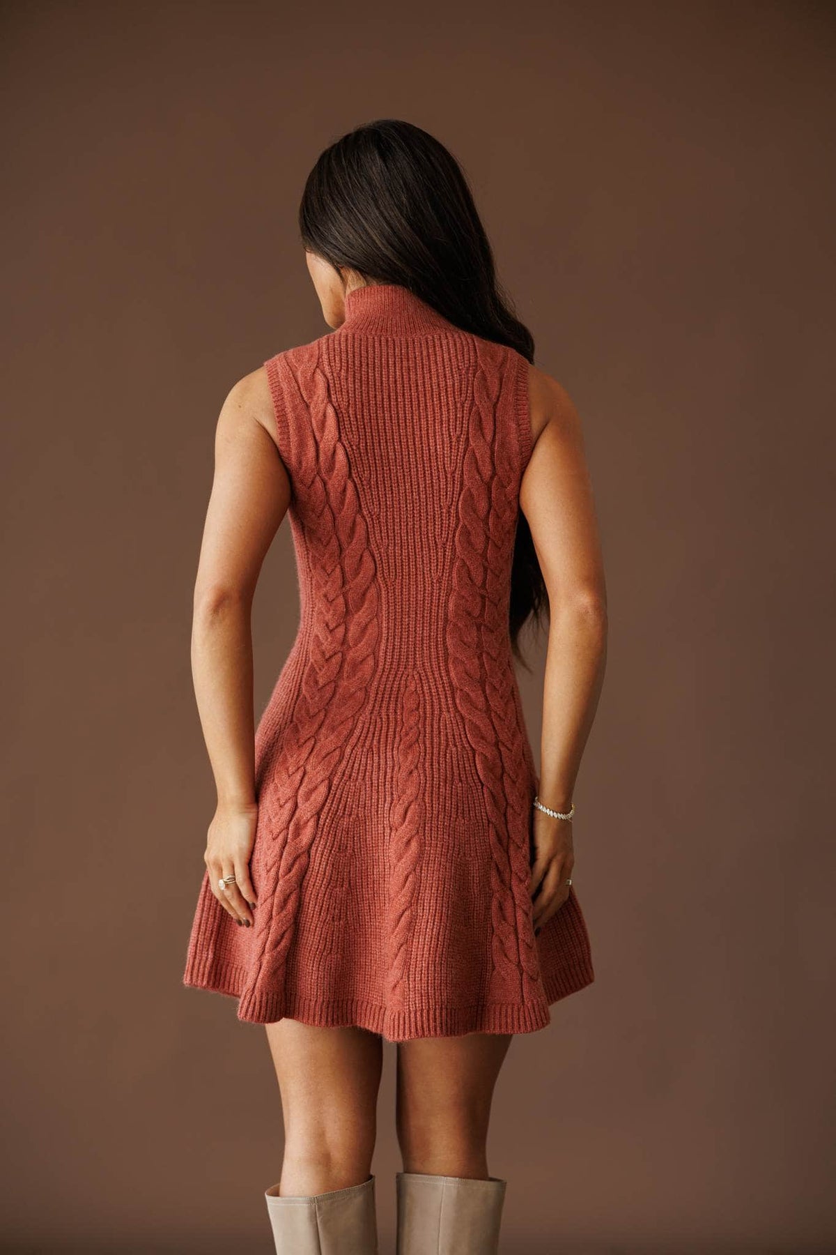 Long sleeve midi dress