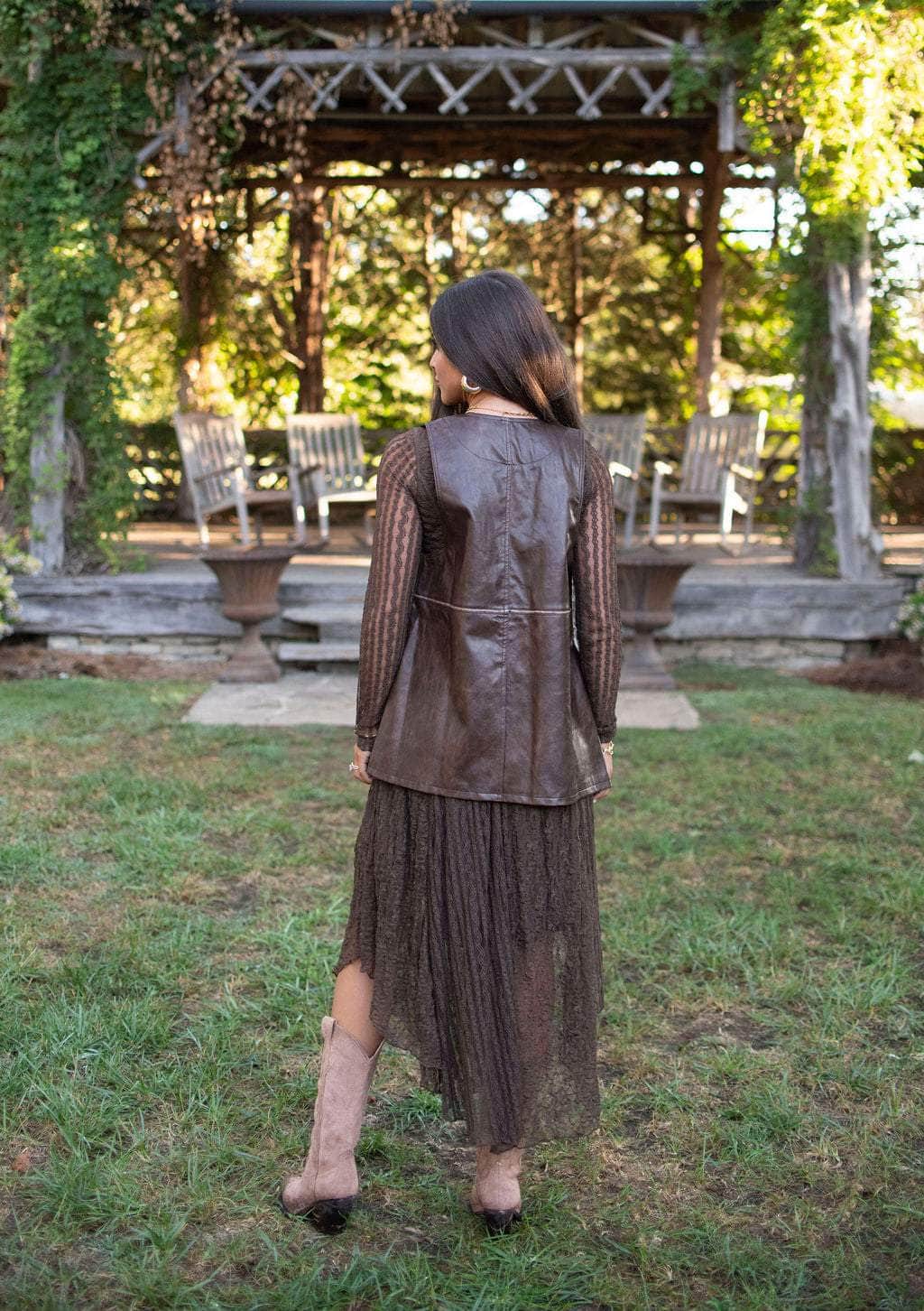 Open Range Leather Vest