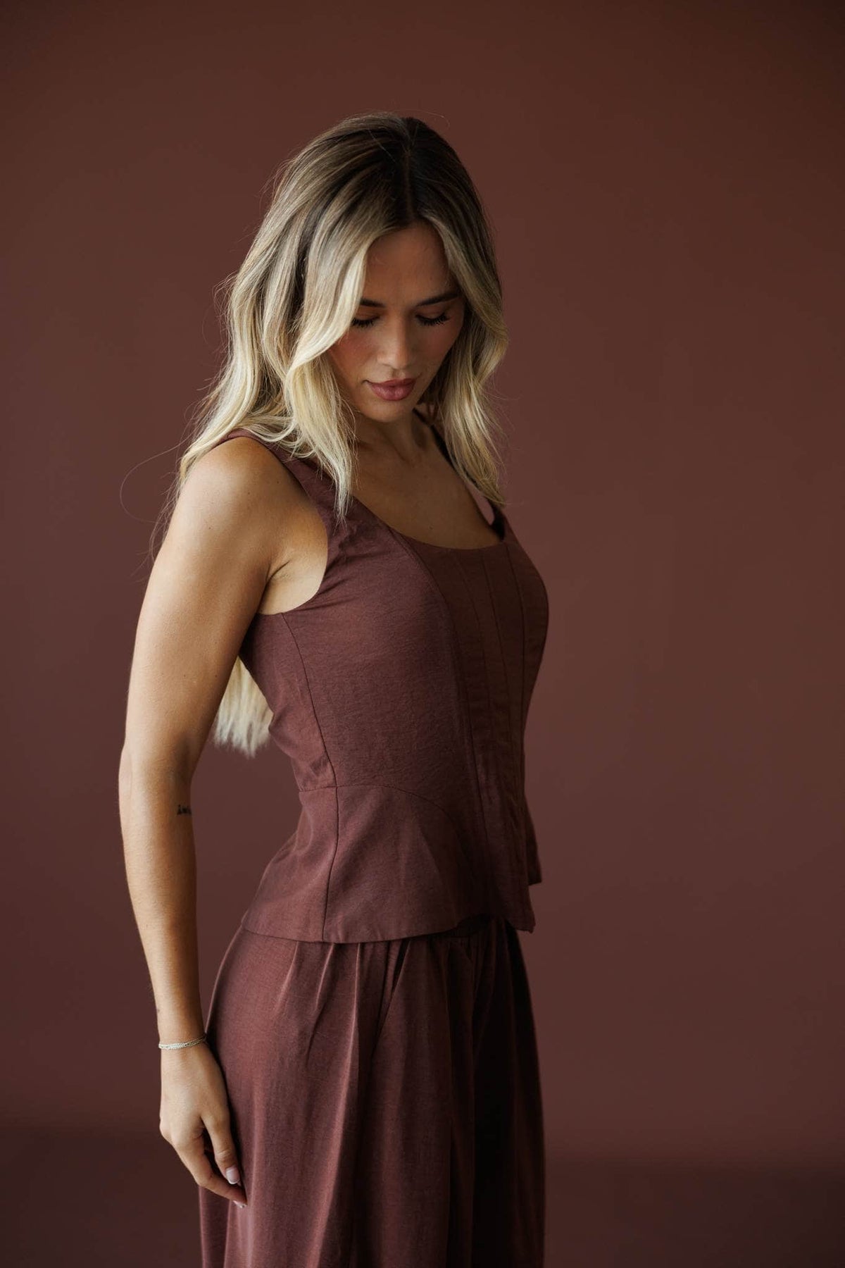 Opening Night Satin Corset Top