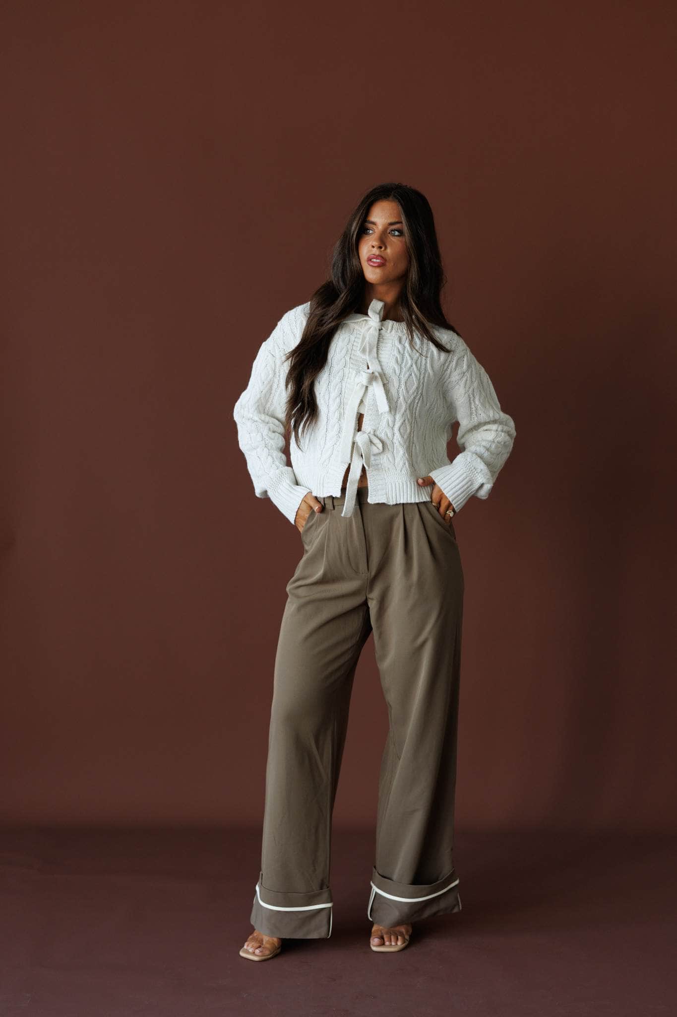 Nine To Five Cuffed Trousers