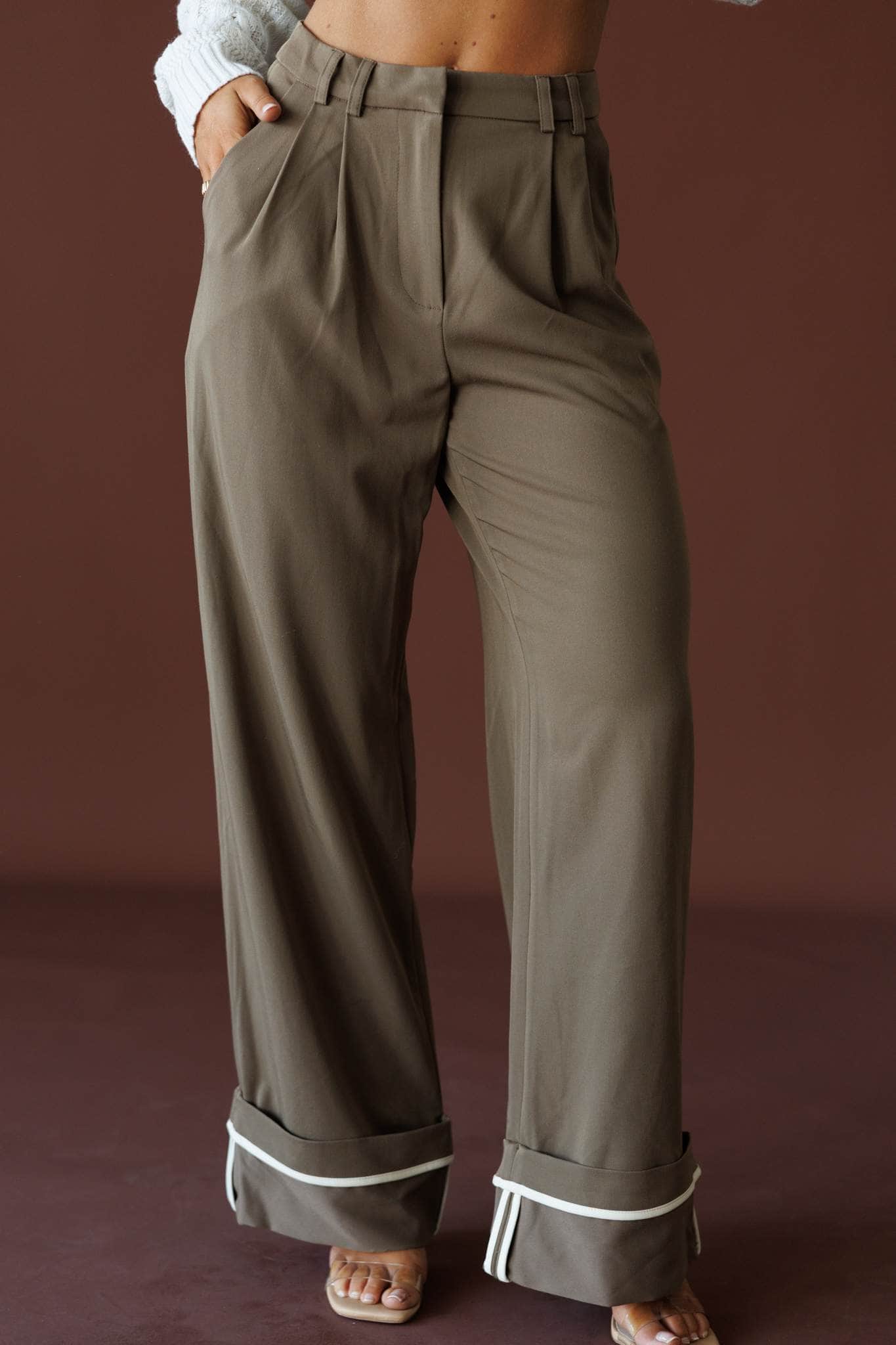 Nine To Five Cuffed Trousers