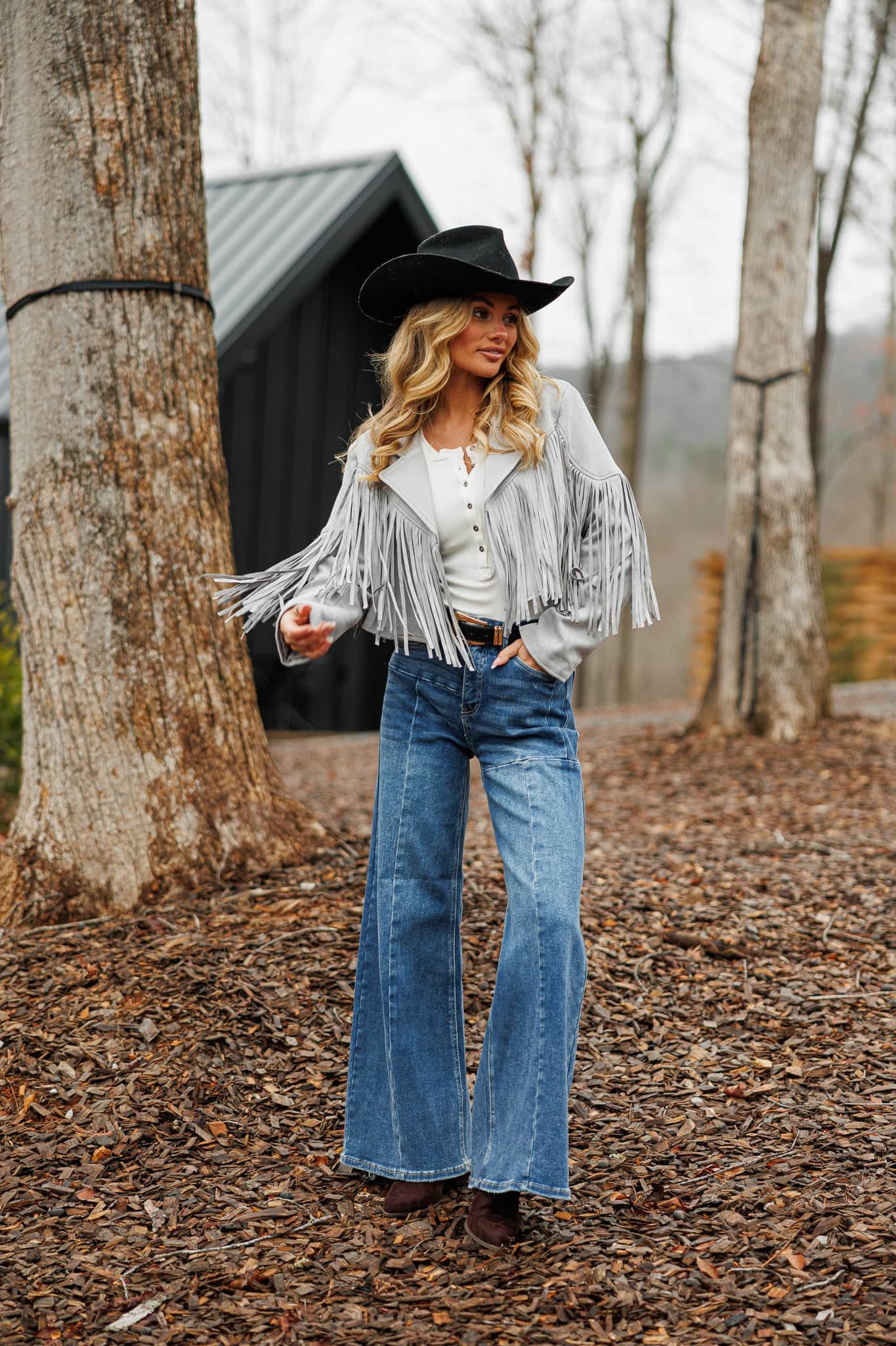 Midland Stretch Wide Leg Jean