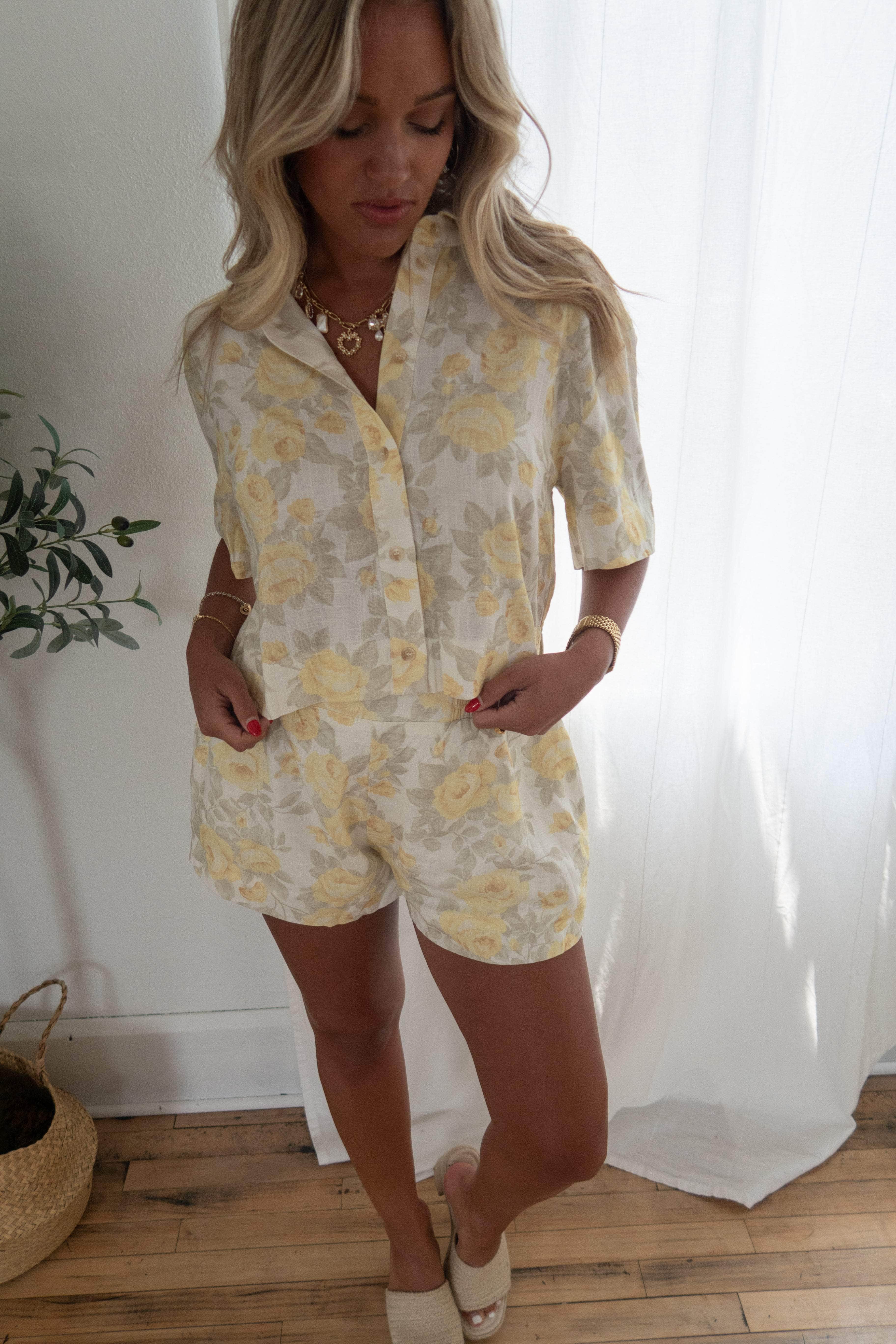 Summer Flowers Shorts
