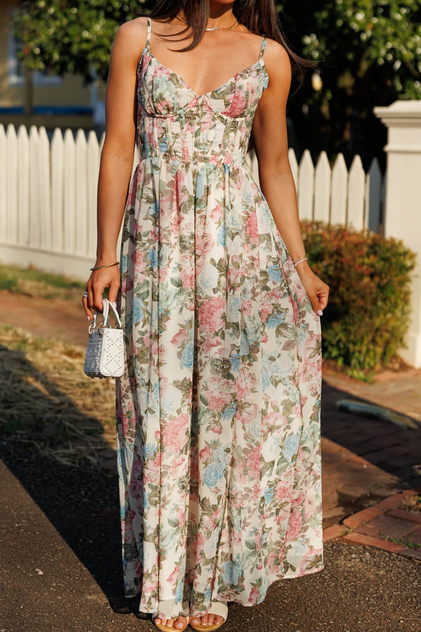 Petal Promenade Maxi Dress