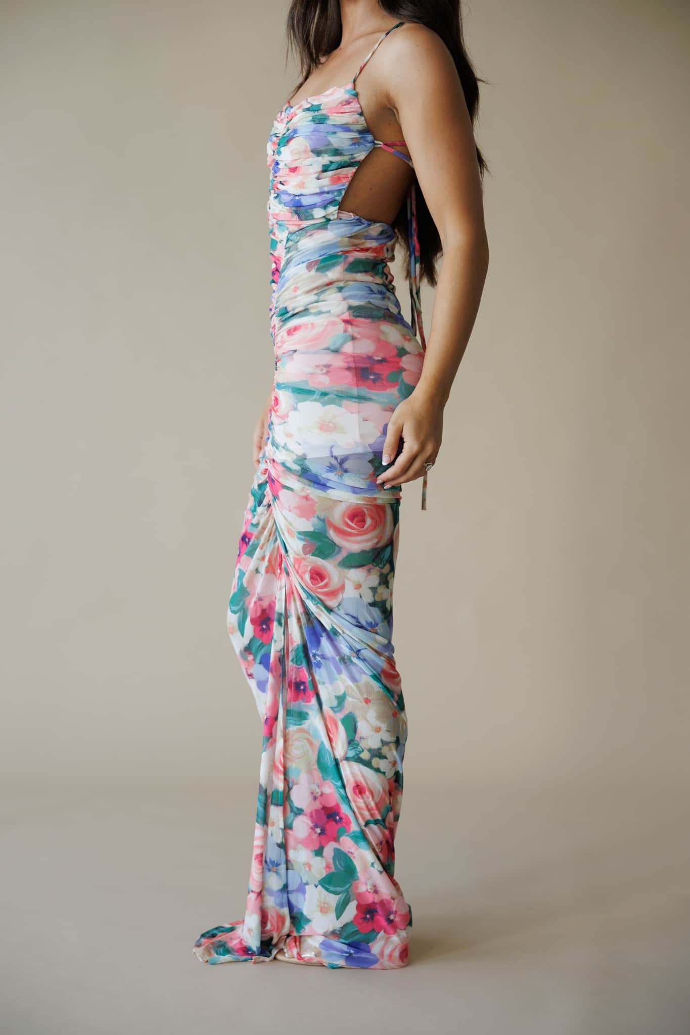 Petal Rush Maxi Dress