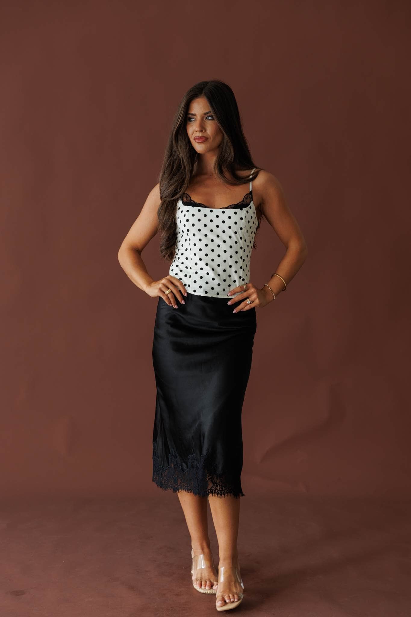Small Talk Bustier Top