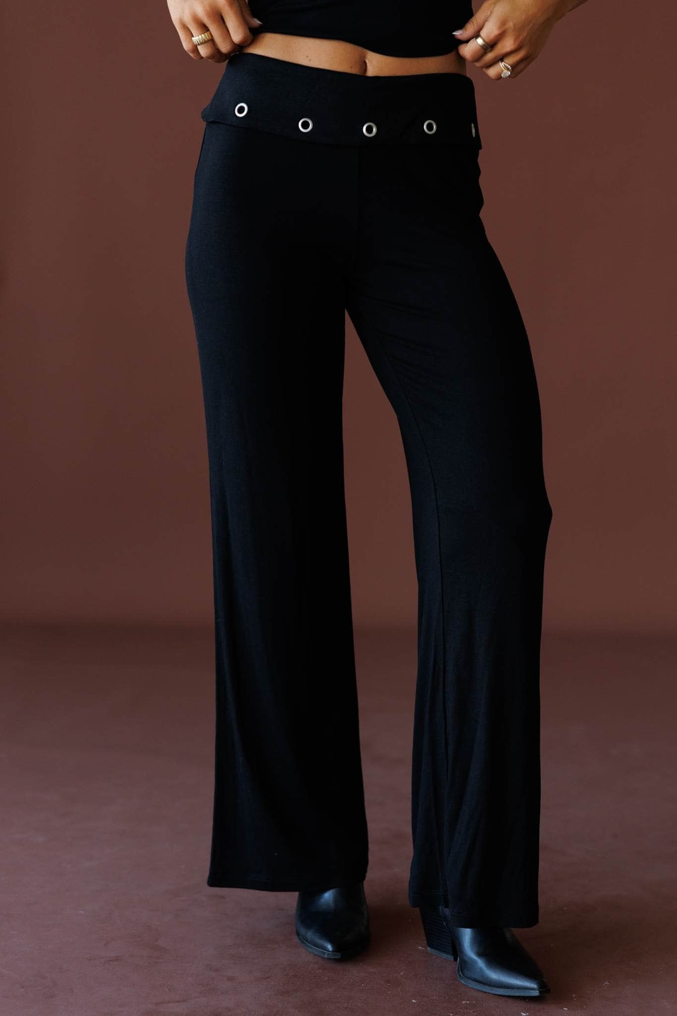 Neon Moon Eyelet Pants
