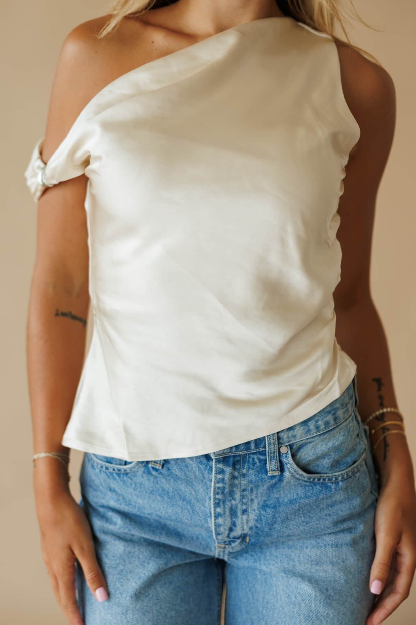 Soft Launch Satin Top