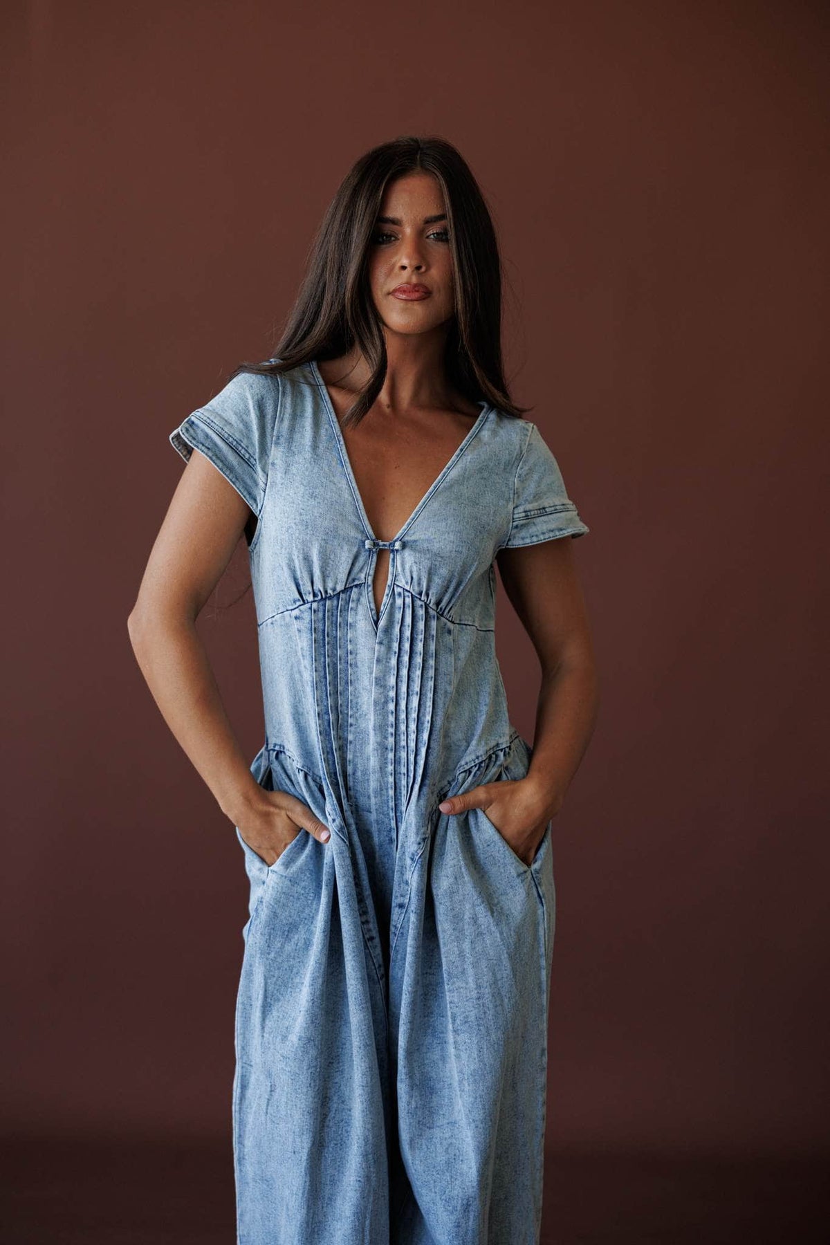Stevie Denim Jumpsuit