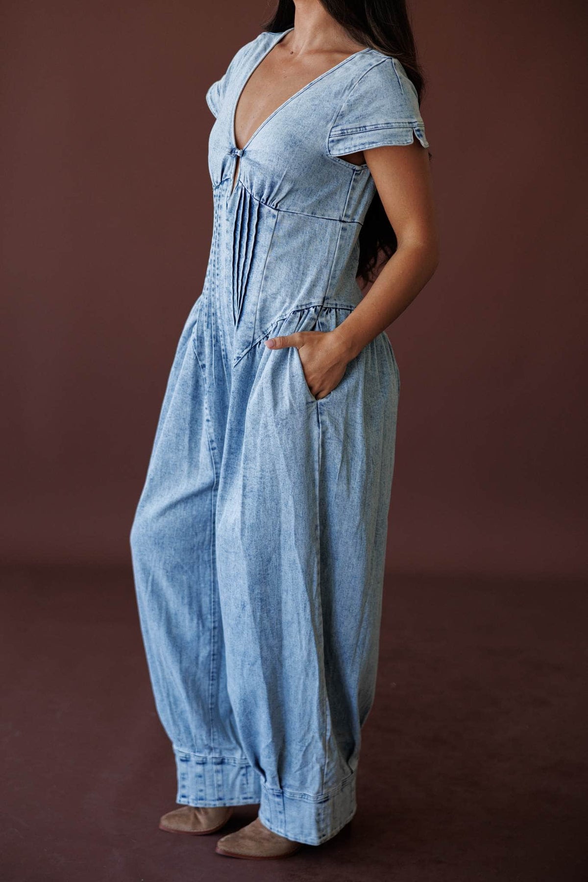 Stevie Denim Jumpsuit
