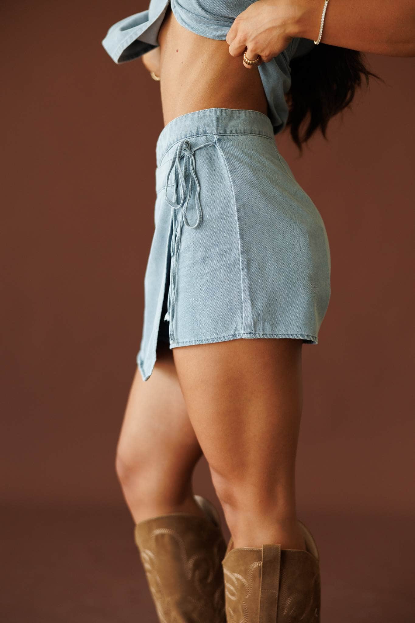 Sun Valley Denim Skort