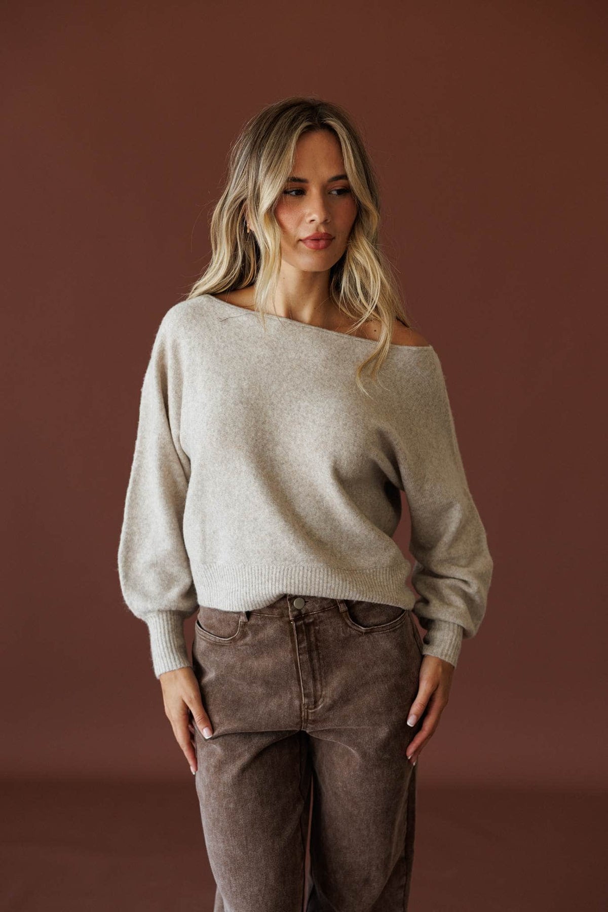 Slightly Undone Sweater