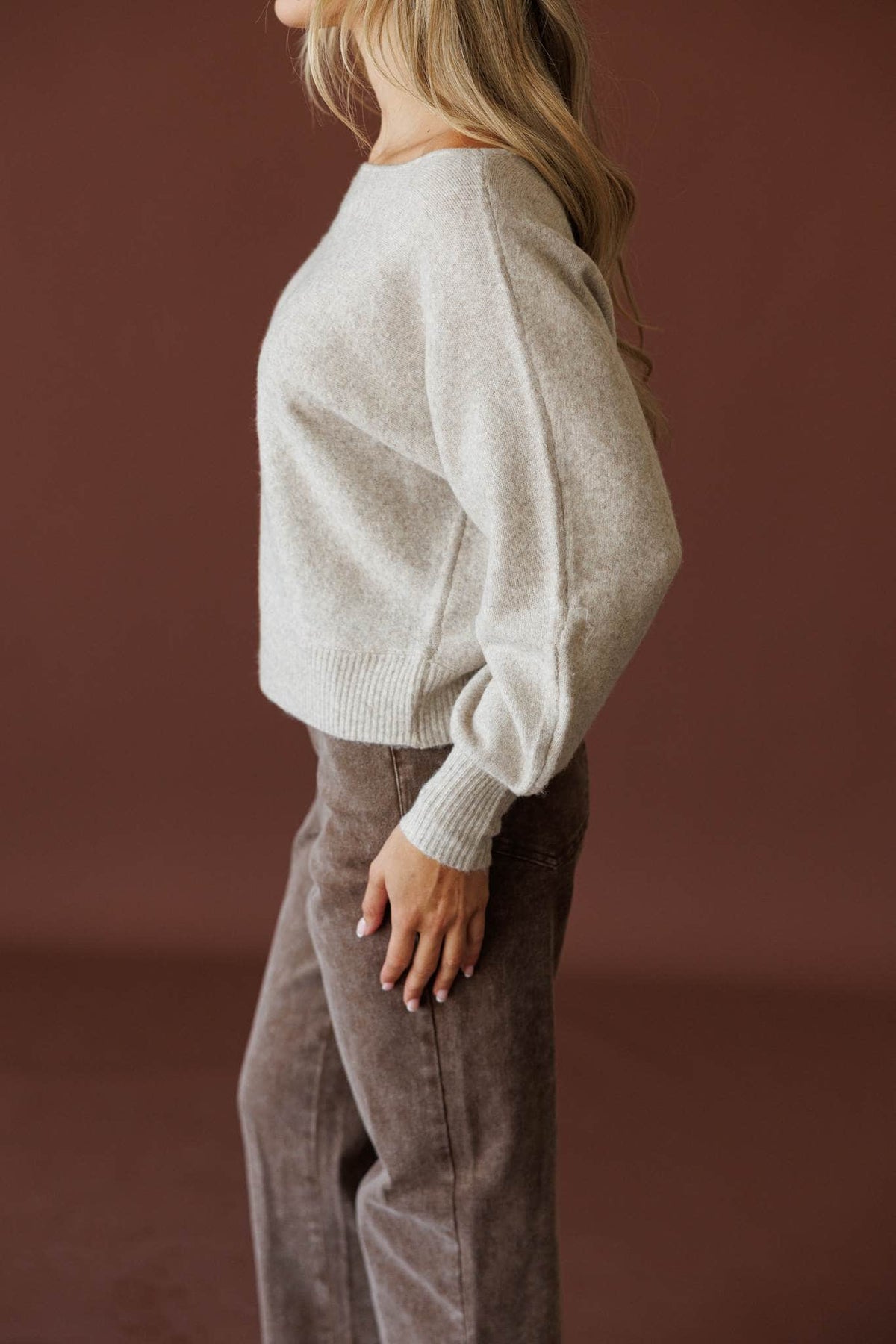 Slightly Undone Sweater