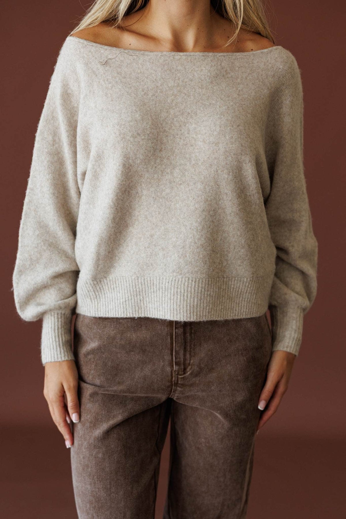Slightly Undone Sweater