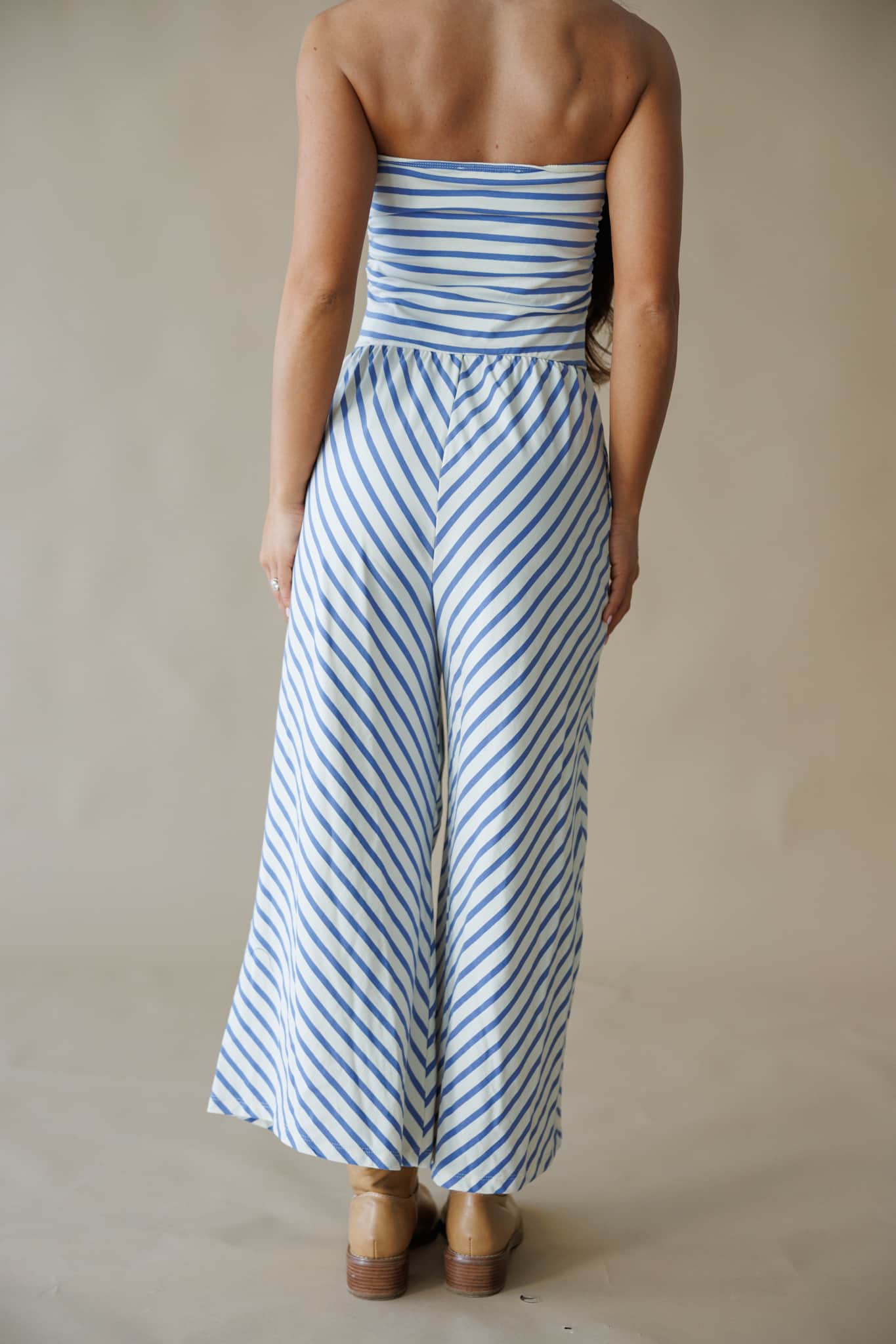 Terri Striped Jumpsuit
