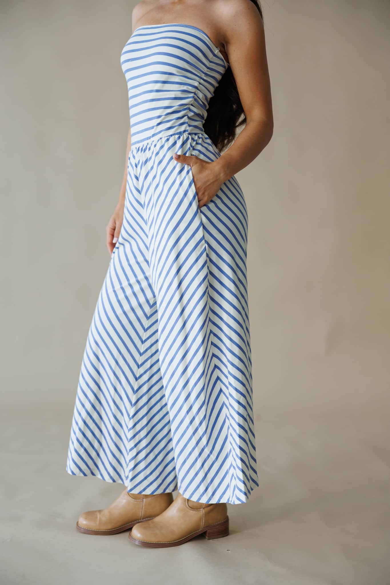 Terri Striped Jumpsuit