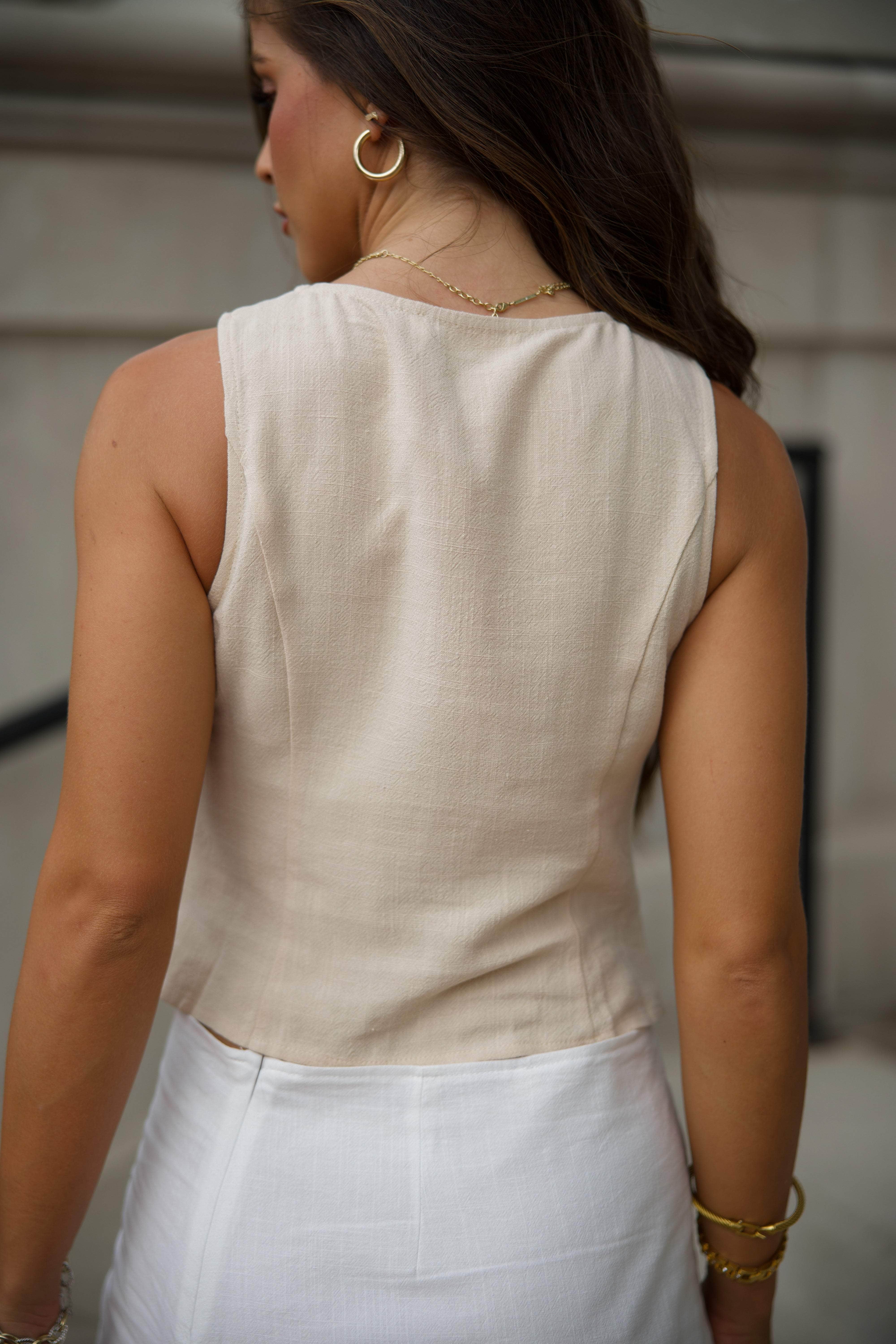 The Editor Vest Top