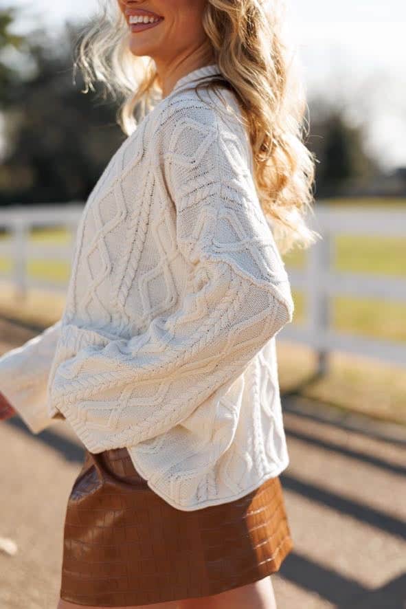 The Fireside Cable Cardigan