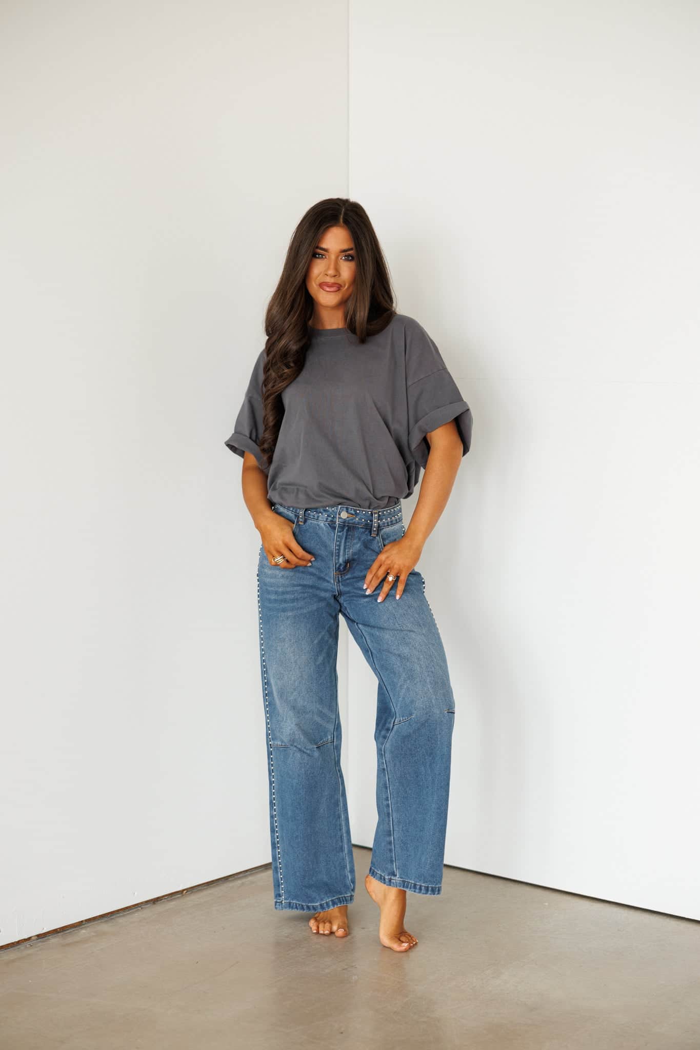 The Muse Studded Denim