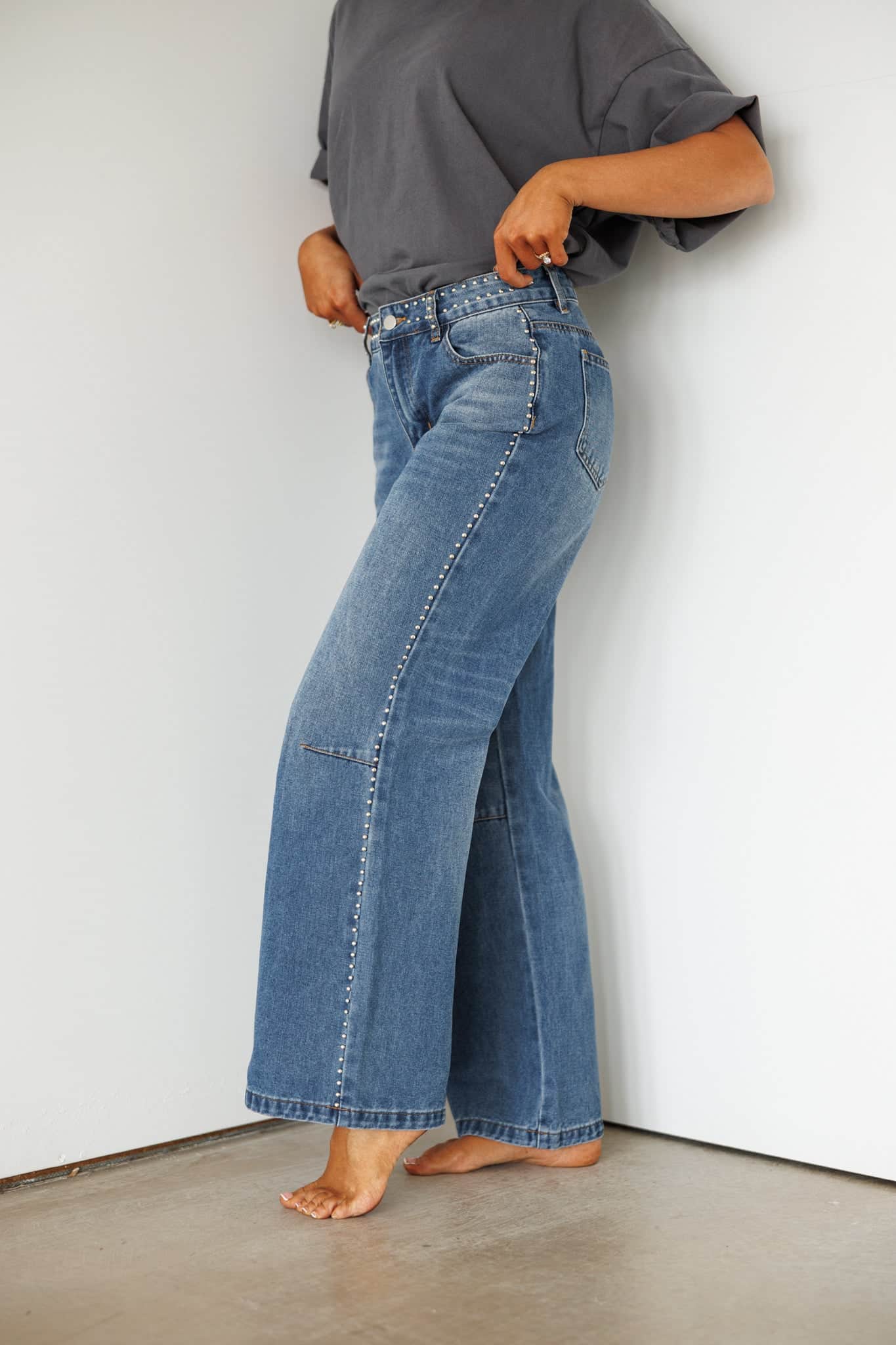 The Muse Studded Denim