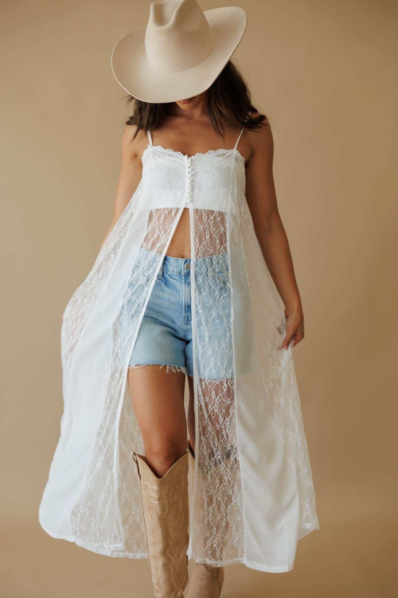 Dixie Lace Maxi Top