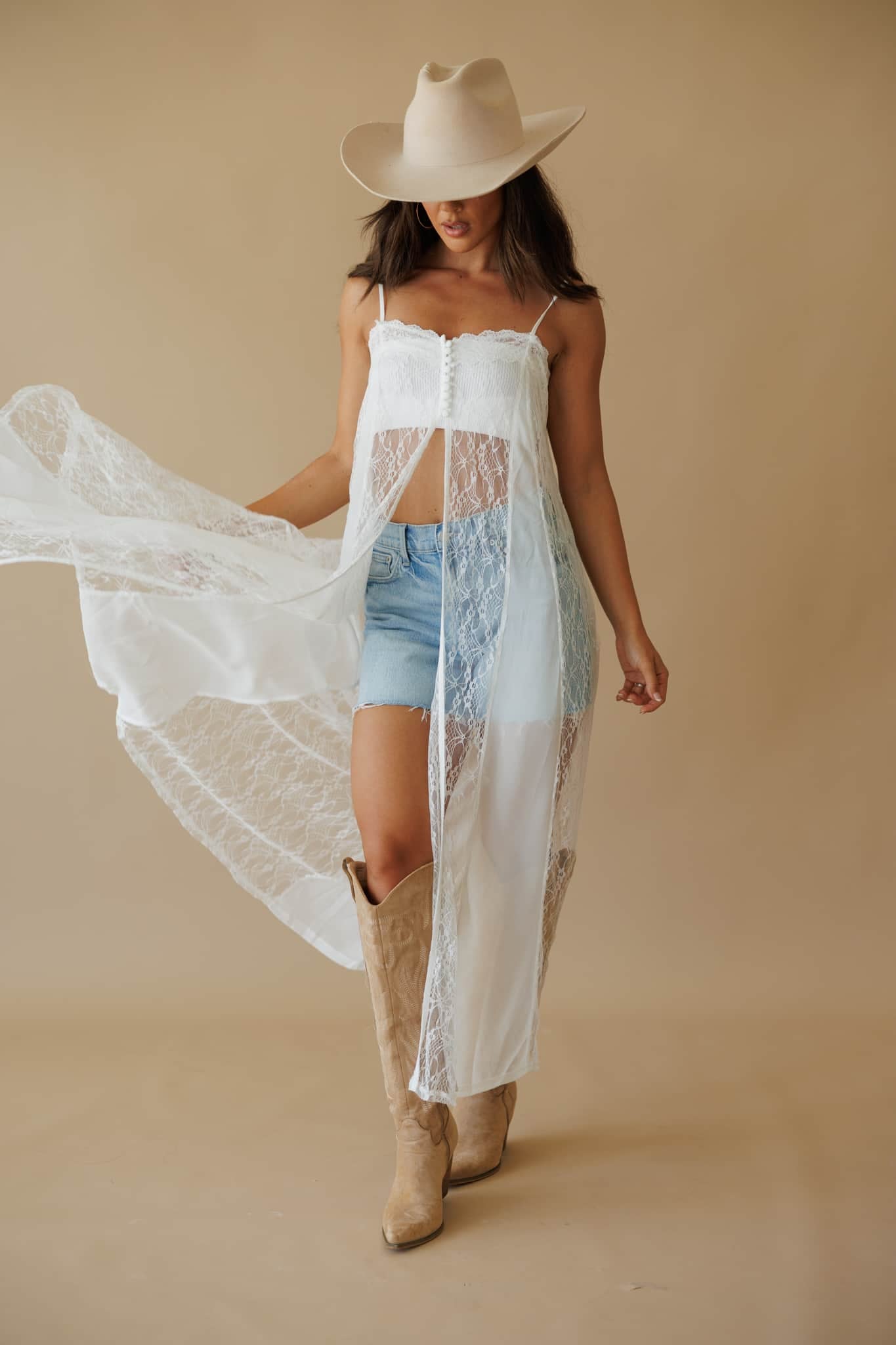 Dixie Lace Maxi Top