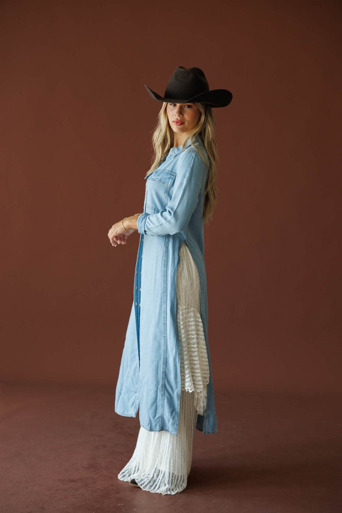 Miles From Here Denim Shirt
