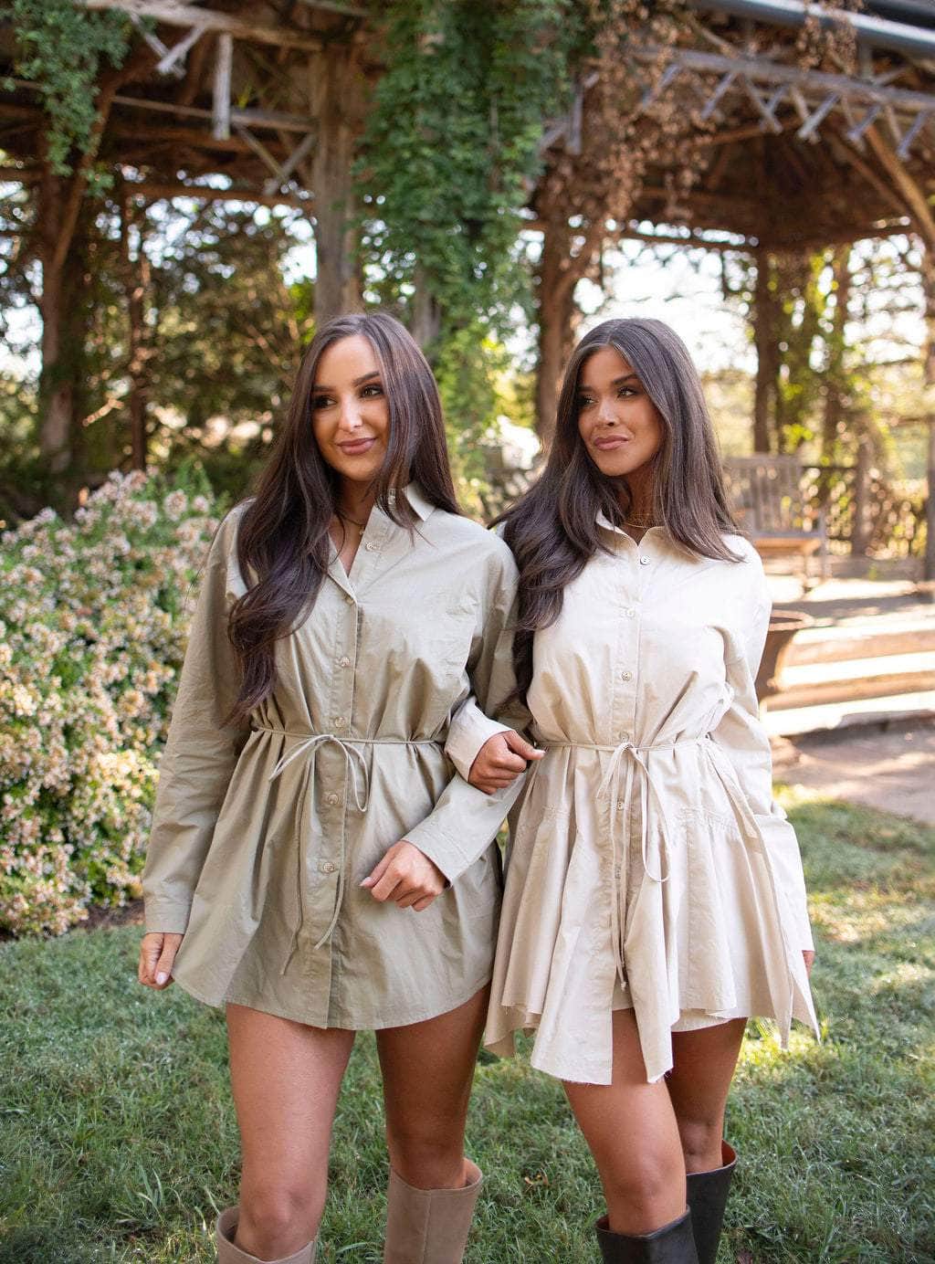 Countryside Chic Shirt Romper