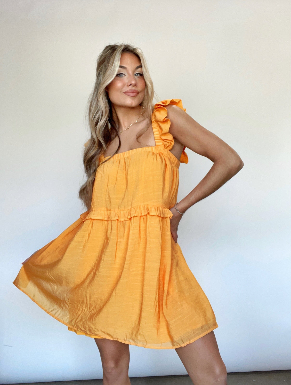 Orange You Happy Dress BLUE BLUSH